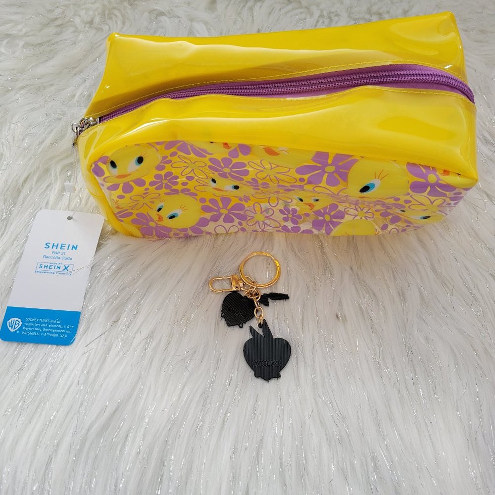 Looney Toons Cosmetic Bag & Keychain Set - Picture 2 of 11